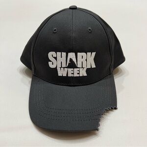 New Without Tags Discovery Shark Week Shark Bite Brim Hat Cap Adult One Size